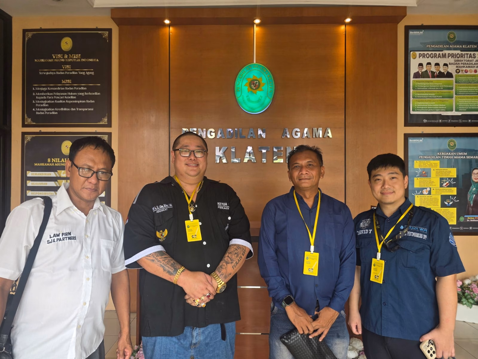 *Sidang Aanmaning di PA Klaten, Subur Jaya Lawfirm – FERADI WPI sebagai Tim Kuasa Termohon*