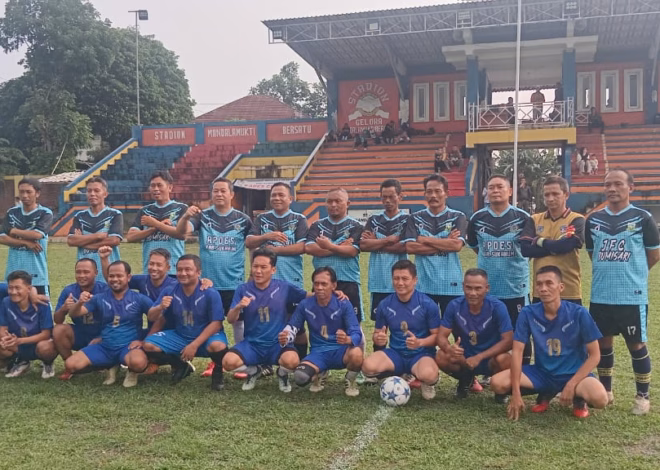 Laga Persahabatan Apdesi Cikalongwetan vs Sukabumi Jadi Ajang Pererat Solidaritas Antar Desa