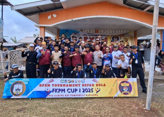 KETUA FKPM PROVINSI SULAWESI SELATAN MEMBUKA SECARA RESMI TURNAMEN SEPAK BOLA FKPM CUP