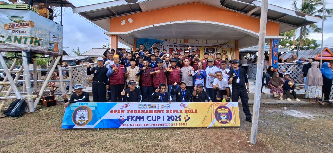 KETUA FKPM PROVINSI SULAWESI SELATAN MEMBUKA SECARA RESMI TURNAMEN SEPAK BOLA FKPM CUP