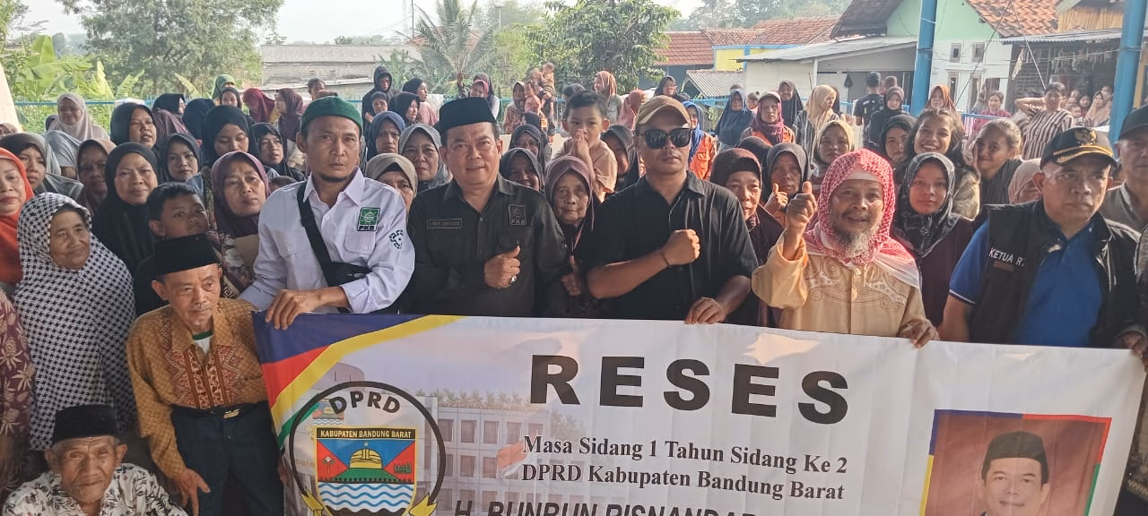 H. Bunbun Risnandar Serap Aspirasi Warga RW 07 Desa Cipendeuy dalam Agenda Reses DPRD KBB