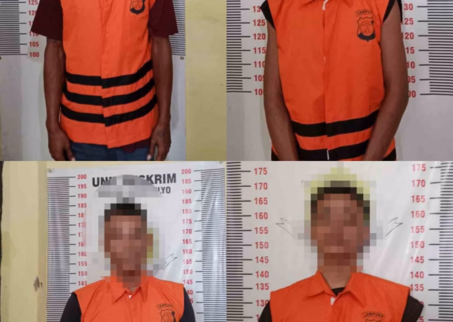 Polisi Ringkus Komplotan Pencuri Motor di Sidomulyo, Salah Satu Pelaku Residivis Kasus Serupa