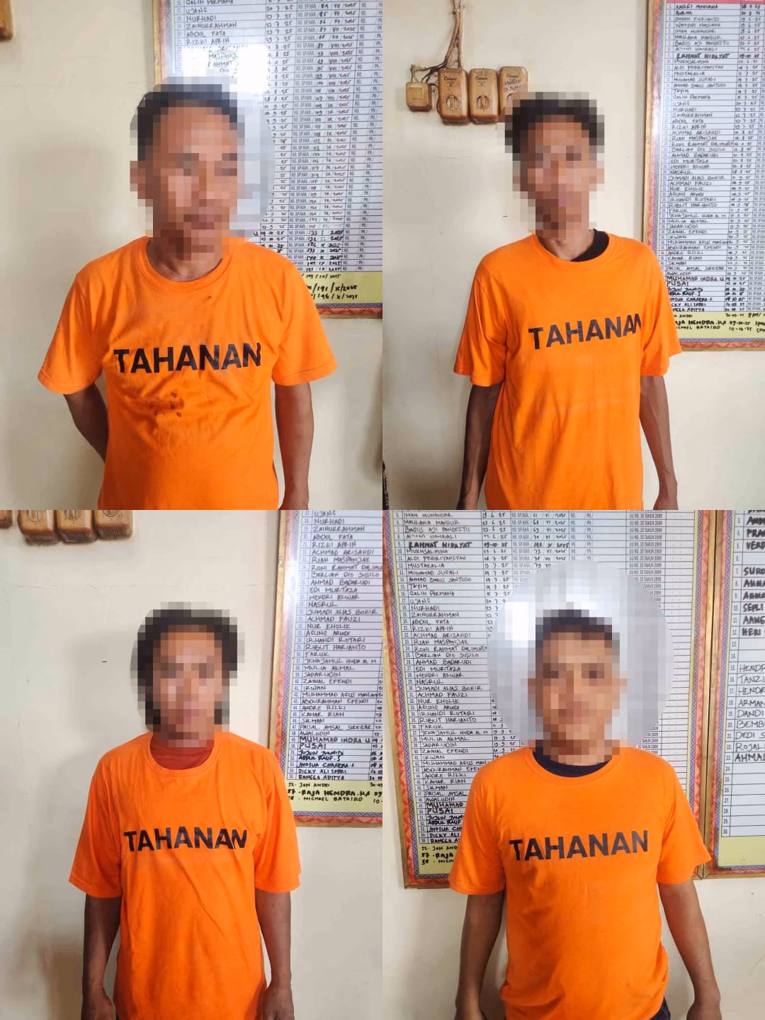 Polisi Tangkap Empat Pelaku Pengeroyokan Brutal di Way Panji, Korban Alami Luka Serius