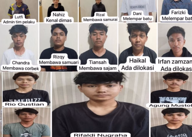 POLISI AMANKAN BELASAN PELAKU TAWURAN BRUTAL DI CIBOGO, KORBAN ANAK DI BAWAH UMUR