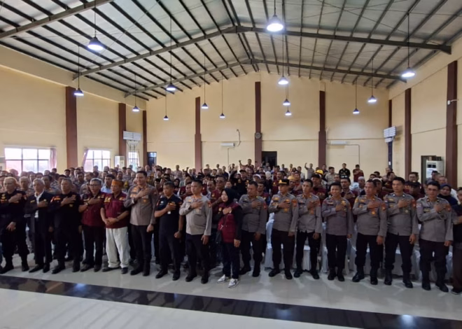 KAPOLRES GOWA PIMPIN APEL AKBAR KAMTIBMAS
