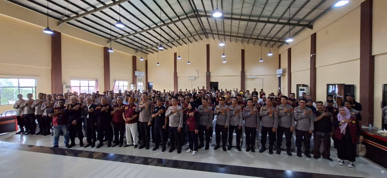 KAPOLRES GOWA PIMPIN APEL AKBAR KAMTIBMAS