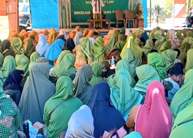 Pengajian Rutin Bulanan sekecamatan Buana pemaca Desa Sinar danau Membangun Silaturahmi dan Pemahaman Agama