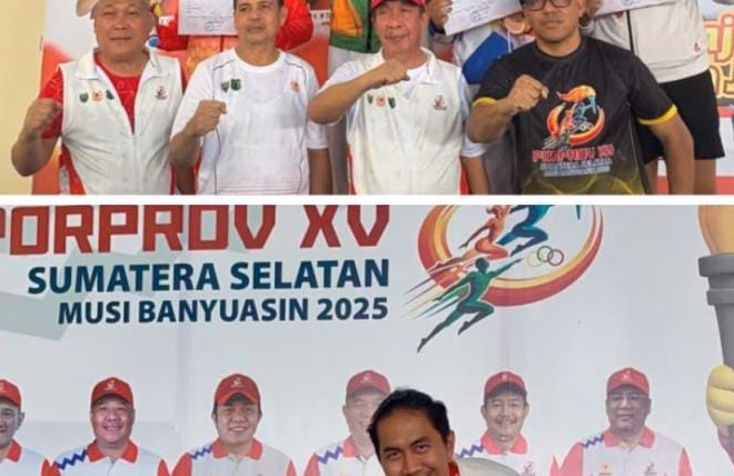 Congratulations, Personel Polres Oku Raih Medali Emas Dan Perunggu Cabor Karate Porprov XV Sumsel Muba 2025