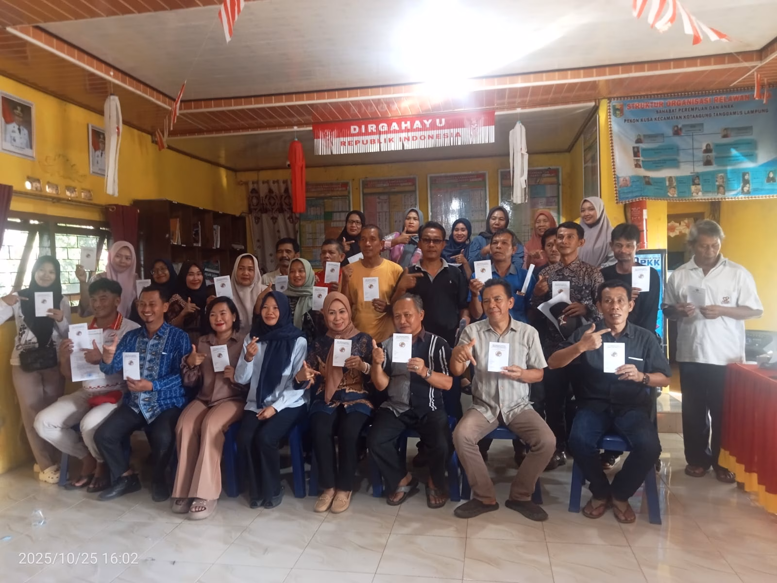 Antusias Warga Dan Perangkat Pekon Bersama Pemerintah Pekon Kusa Sosialisasi, Lounching Kopdes Merah putih
